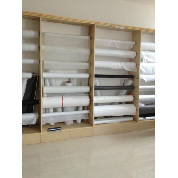 150cm Width Circular Tricot Woven Fusible Interlining for GAOXIN SA2500 in Pure White