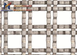 Buy cheap 18mm Architectural Woven Wire Mesh Infill Panel Electrolytic Polishing product
