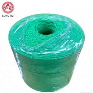 Buy cheap High strength Green Fibrillated Polypropylene Greenhouse Twine T1800 1kg Bobbin product