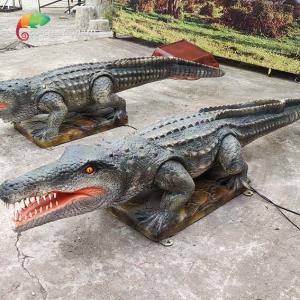 Buy cheap Water Resistant Animatronic Crocodile Customized Simulation Animals product