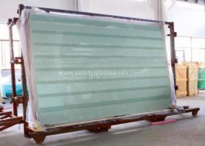 Clear / Tint Laminated Tempered Safety Glass , Solid tempered window glass