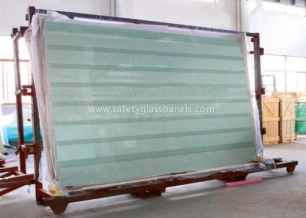 Quality Clear / Tint Laminated Tempered Safety Glass , Solid tempered window glass for sale
