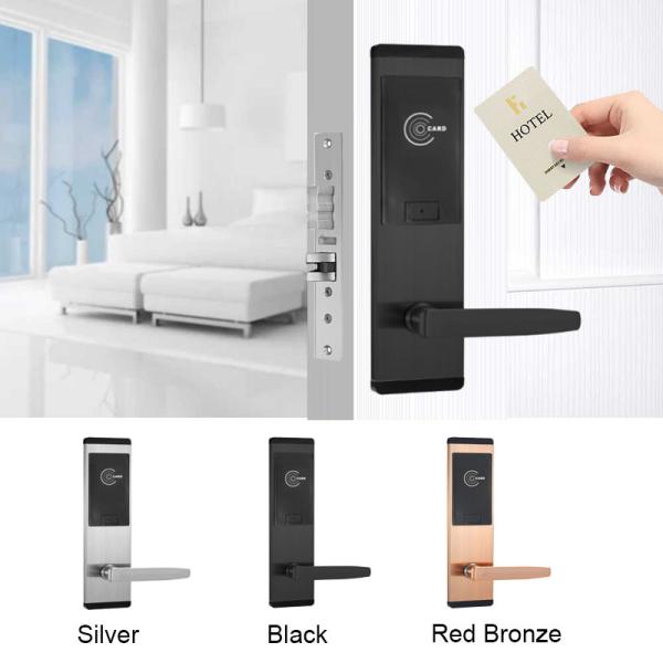 Keyless Entry Hotel Key Card Electronic Smart Door Locks with Free Management Software