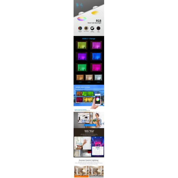 Smart 9W Zigbee Down Light