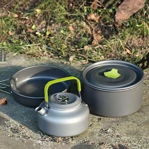 Buy cheap Camping Outdoor Cookware Sets Portable Folding Teapot Set product