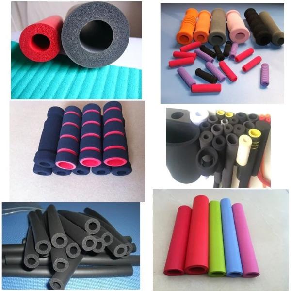 EPDM NBR PVC Flexible Rubber Foam Pipe Production Line