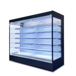 Large Standing Refrigeration Equipment Open Chiller With Multi Decks