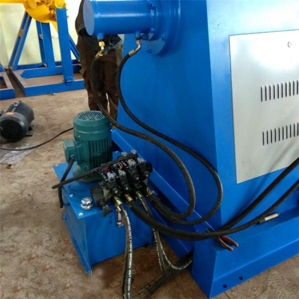Motor Power Roll Pipe Bending Machine With Hydraulic Double Head Decoiler