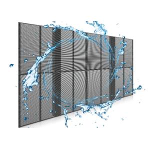 China SDI P10.4 Waterproof Outdoor Transparent LED Display Creative on sale