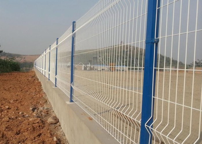 Buy cheap 3D Curved Metal Mesh Fence , 358 5 Foot Welded Wire Fence product