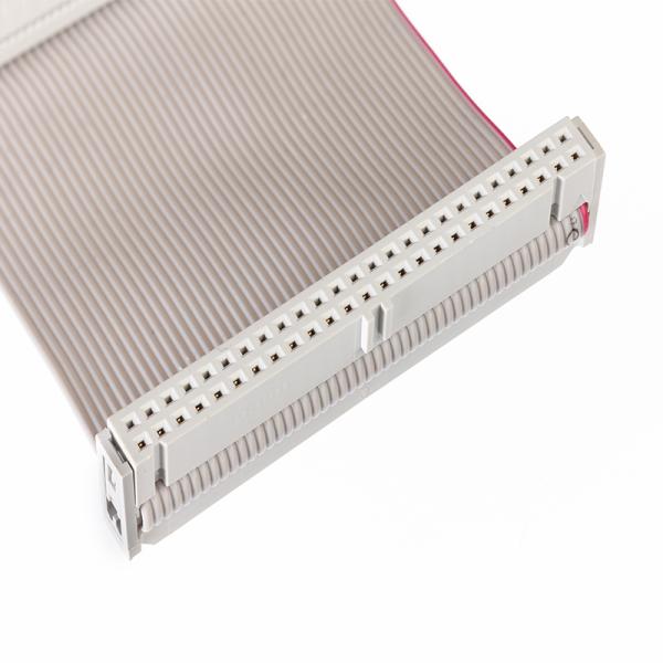 50 Pin 2.54mm Pitch IDC Ribbon Cable 75mm Length With Grey Socket Connectors