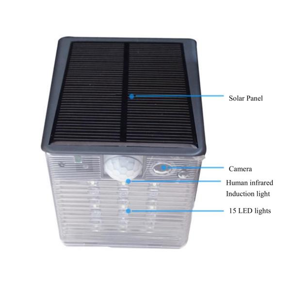 Solar Battery Wifi Security Camera Ourdoor Waterproof IP65 Hidden CCTV IP Light Type