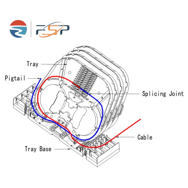 576 Cores High Density Flip Down 19 Inch Optic Fiber Patch Panel for Wired LAN Network
