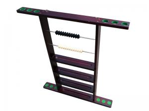 Buy cheap Billiard Cue Rack Wall Mount , 6 Pool Cue Wall Holder Wall Rack With Clips product
