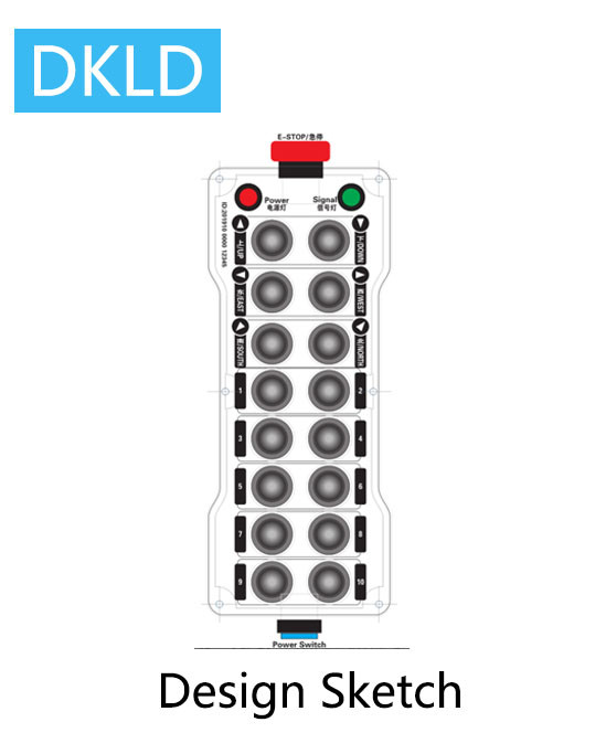 Buy cheap 16-way switch industrial remote control DH-Z16F product
