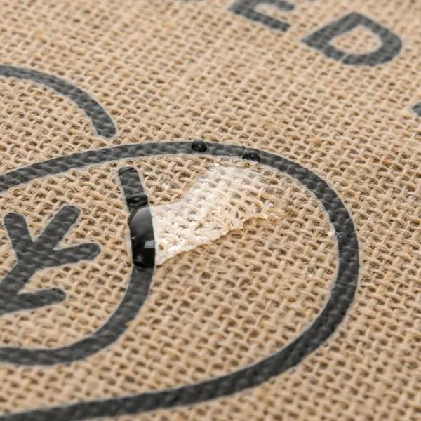 350GSM Jute Fabric Hemp Material Burlap Tote Bag Foldable