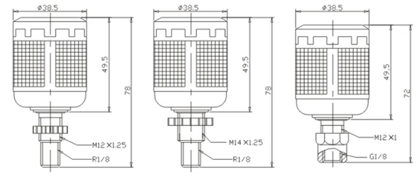 Pneumatic Components Lever type Automatic Drainer For Air Filter Water Drainer