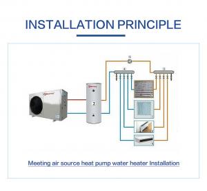 Buy cheap Meeting Air Source Swimming Pool Water Heater Commercial Sauna Heater High Temperature Heat Pump product