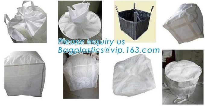 1 Ton 2 Ton PP Woven Big Bags Shipping Jumbo Bulk Bag 2 Loops Pp Woven Big Bag