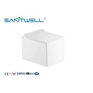Gravity Flushing Wall Mounted WC Wall Hanging Toilet Anti - Blocking