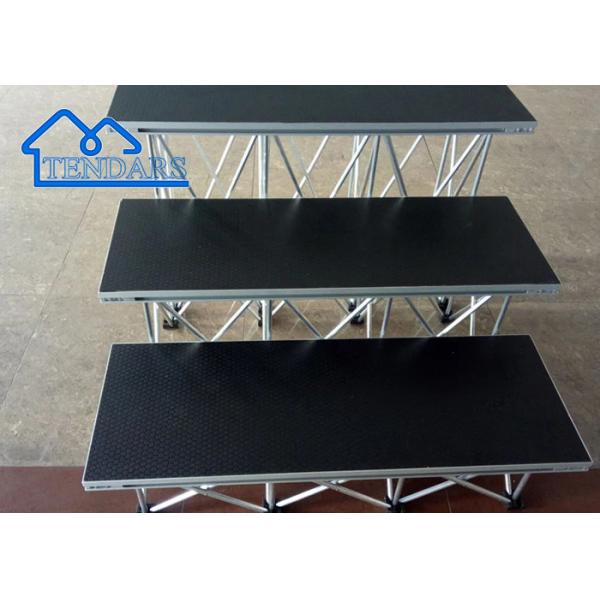Custom Aluminum Adjustable Portable Stage Platform Wooden Portable Folding Stage for sale