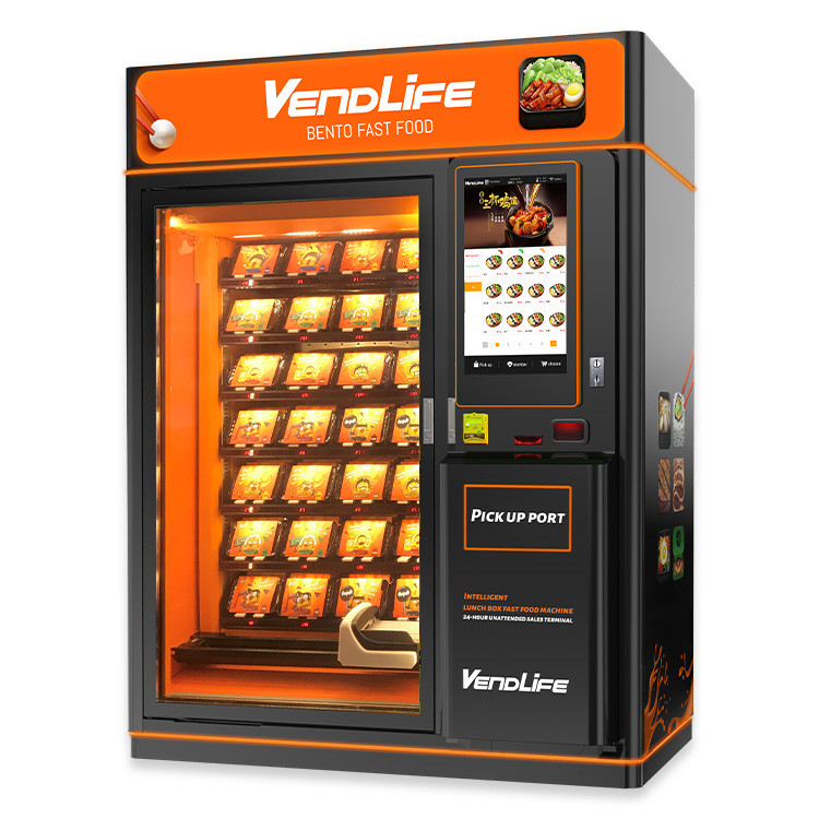 Buy cheap 120pcs Hot Food Vending Machines , Hot Food Vending Machines Multifeatured product