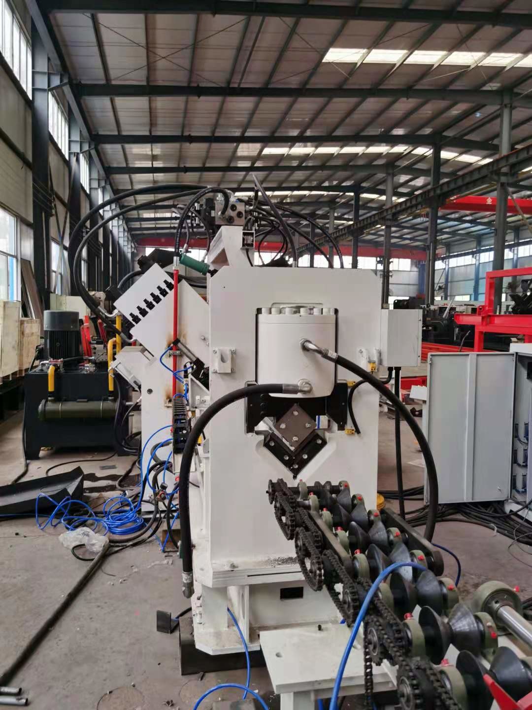 CNC Angle Punching Machine Line For Power Transmission Steel Tower