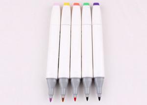 Cheap and good quality Double tip colored ink art marker pen with logo customized