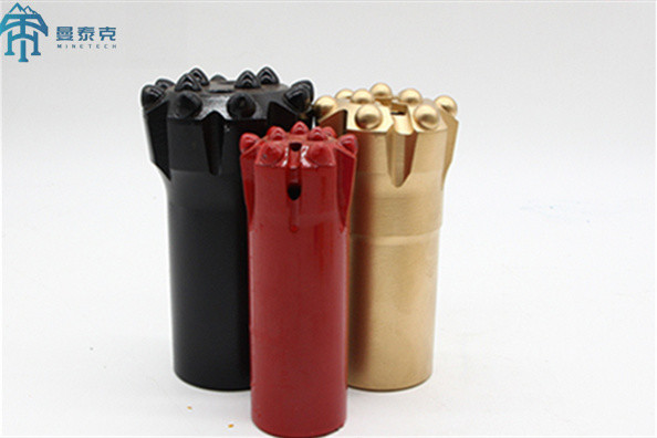 Threaded T51 89mm Rock Drilling Bit 13 Buttons For Coal Mining