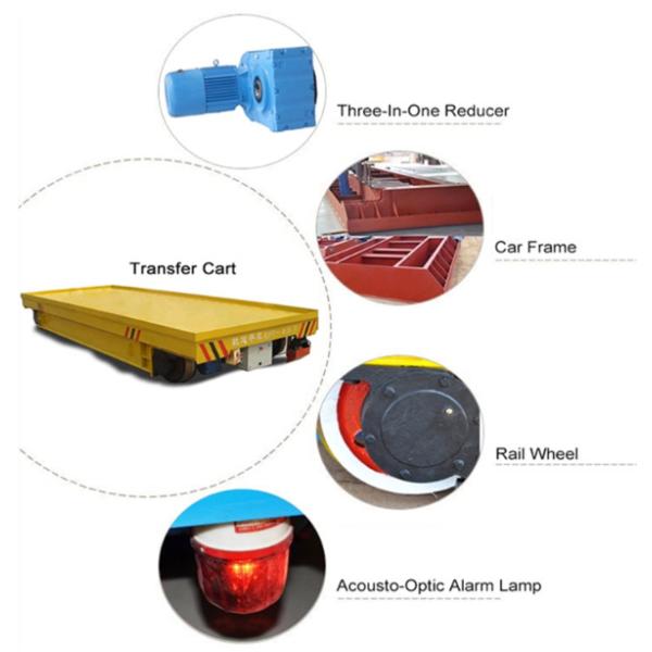 5T Heavy Material Transfer Cart CE Approved Customized Diameter 2 Universal Wheels