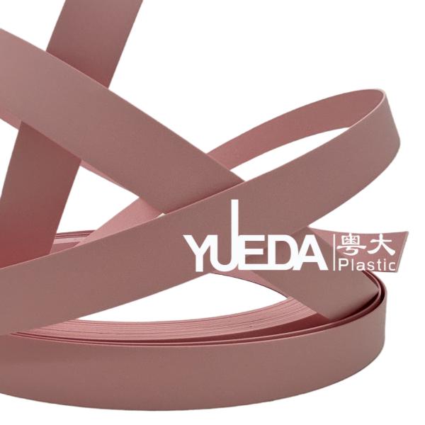 Warm Romantic Soft Pink Edge Binding Tape PVC/ABS Edge Strips Heat Resistant