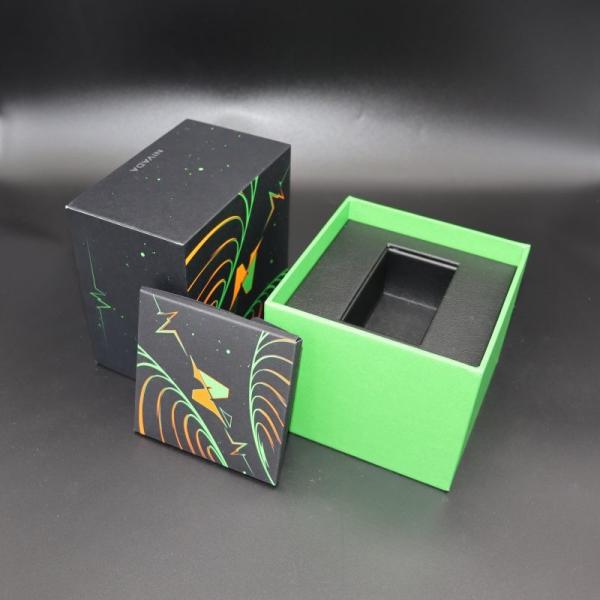 Spot UV Printing Custom Watch Packaging Box 12.5x12.5x10.5CM