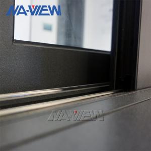 tempered glass Aluminum Single Pane Sliding Windows Soundproof