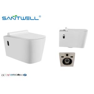 Buy cheap Elongated wall mounted toilet washdown wc basin CE certification product