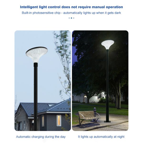 Garden Lamp With Remote Control Dimmable Brightness Feature