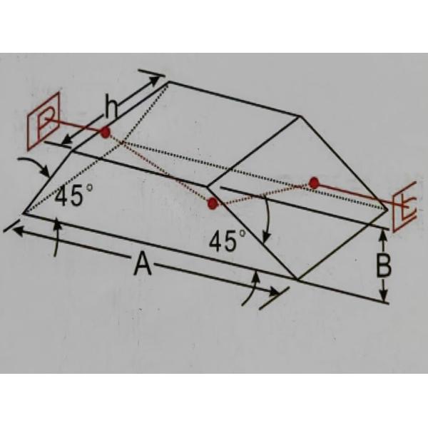 High Durability Optical Glass Prism Customized Shape For Spectroscopy