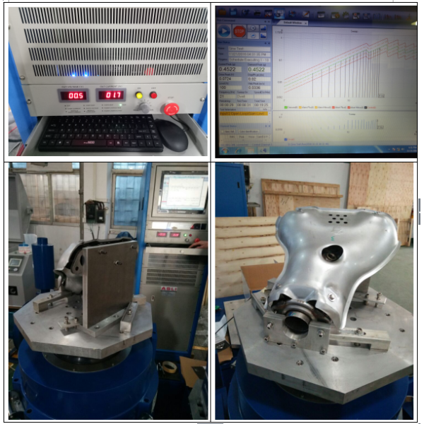 High Frequency Electro Dynamic Shaker Air - Cooled With Vertical Horizontal Shaker Table