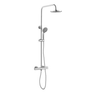 China Bathroom 38 Degree water Thermostatic Shower Column Set Dual Handle on sale