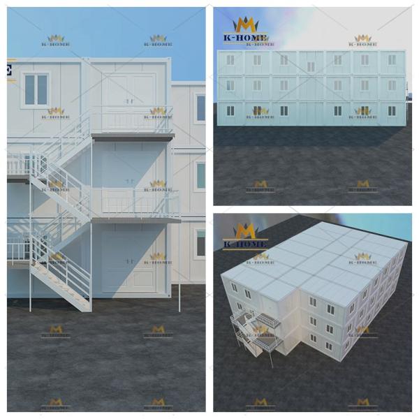 Low Cost Flat Pack Container House Modular School Building