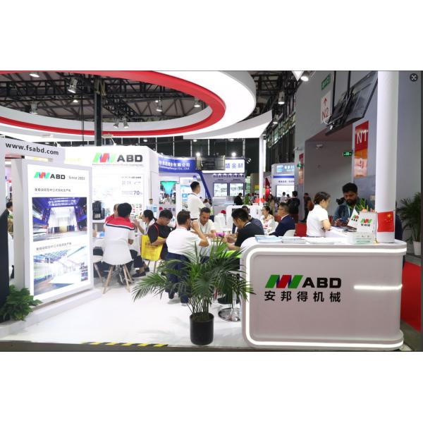 ABD Powder Supply Centre Adjustable Conveyor Speed Horizontal Powder Coating Line With Standard Surface Area 400m2/T