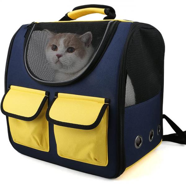 Cat Pet Carrier Backpack Dog Backpack Carrier For Hiking Camping Up To 22 Lbs