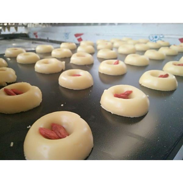 Simple Structure Bakery Biscuit Machine 100-200 Kg/H Production Capacity