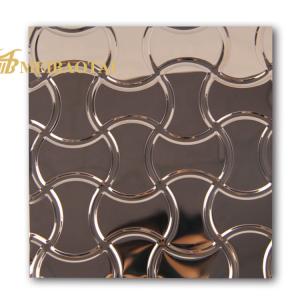 Buy cheap Mirror Polished Diamond Embossed Stainless Steel Sheet AISI Standard product