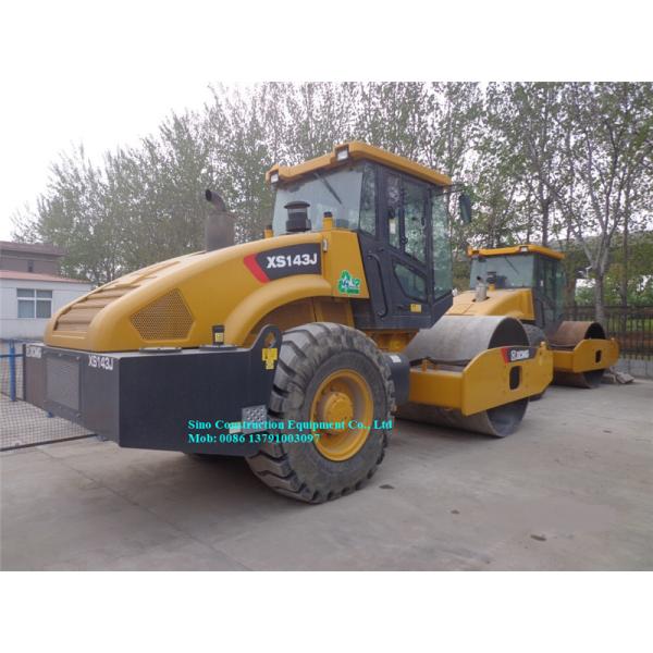 Full Hydraulic Construction Road Roller Single Drum XS143J 103Kw Euro III