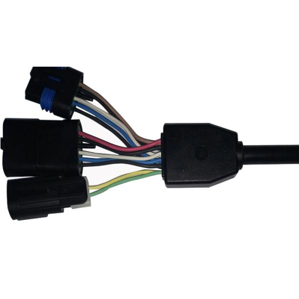 PVC Black 100mm Automotive Wire Harness Assembly