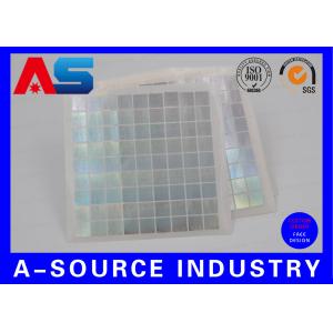 2cm Diameter Custom Holographic Stickers Anti - Counterfeiting PET Material