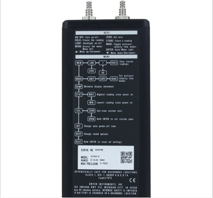 Dwyer 477AV Digital Manometer with ±0.5% Accuracy