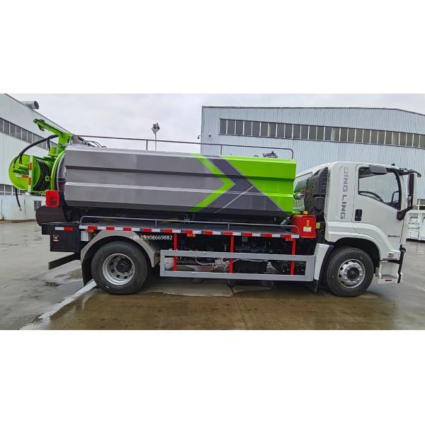 ISUZU 4x2 Driver 10000L Sewage Suction Truck with Vacuum Pump for Sucking Waste Water Vacuum Sewer Tanker Suction Truck