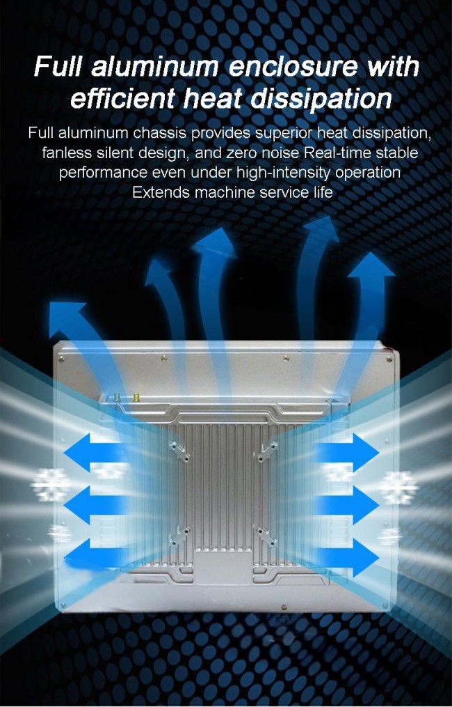 21.5 Inch Embedded Fully Enclosed Touch Displays for HMI Automation Smart Home Waterproof Dustproof