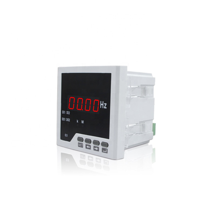 Settable Alarm Intelligent Single Phase Frequency Meter Measurement